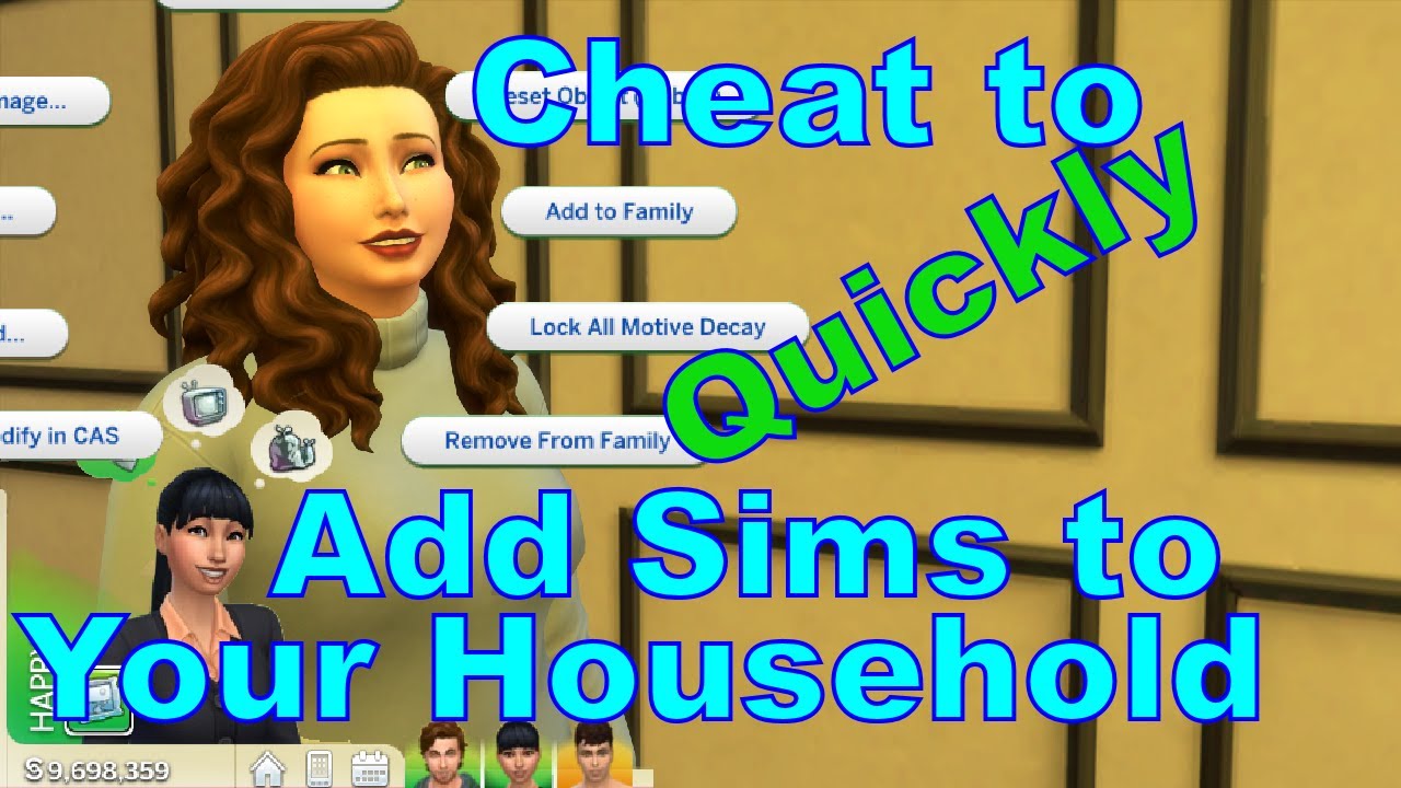 The Sims 4: How To Add Sims To Your Family