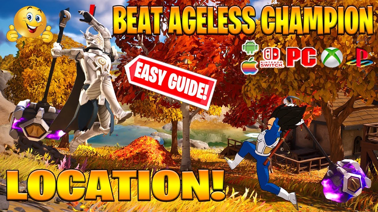 How To Find And Defeat The Ageless Champion Boss In Fortnite Chapter 4